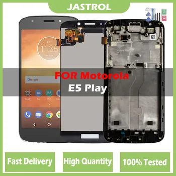  100% протестированный ЖК-дисплей для Motorola Moto E5 Play ЖК-дисплей с сенсорным экраном в сборе Замена дигитайзера для Moto E5Play с рамкой