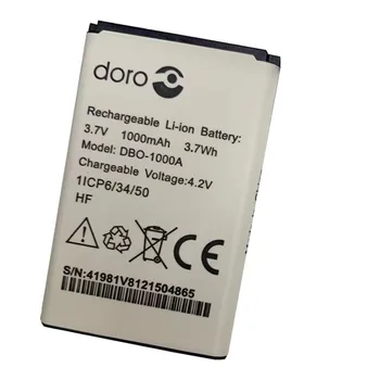 1000 мАч Аккумулятор DBO-1000A для аккумулятора мобильного телефона DORO 1372 / 2404 / 1370 артикул