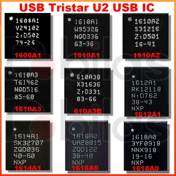 10Pcs Новый чип USB Tristar U2 IC для iPhone 11 12 13 Mini 14 Pro Max X XS XR 7 8 Plus 1618A0 1616A0 1614A1 1612A1 610A3B 1610A3