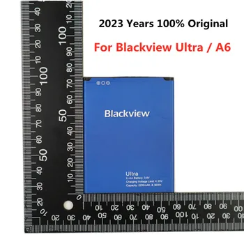2023 Новый оригинальный сменный аккумулятор Ultra A6 2200 мАч для аккумуляторов для смартфонов Blackview Ultra / A6 Батареи Batteria