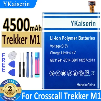 4500 мАч Аккумулятор YKaiserin для сотового телефона Crosscall Trekker M1 Bateria + Трек-код