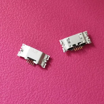 50 шт./лот Разъем Micro USB Jack Женский 5-контактный разъем для зарядки для Motorola Moto G5 Plus XT1686 XT1681 XT1683