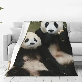 Fu Bao Fubao Fubao Panda Animal Blanket Легкие дышащие декоративные декоративные одеяла для роскошного постельного дивана