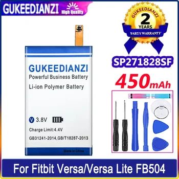 GUKEEDIANZI Аккумулятор SP271828SF 350 мАч/450 мАч Для Fitbit FB504 FB415 FB505 Lite Versa 1 2 3 Versa1 Versa2 Versa3 Batteria