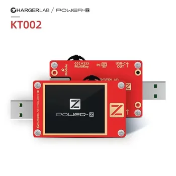 HARGERLAB/POWER-Z KT002/Мобильный адаптер обнаружения/Зарядное устройствоLAB/Считыватель данных с кабелем приборной панели/Запись данных