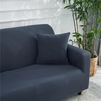 solid Печать Эластичная подушка cojines decorativos para sofa Capa de Almofada coussin de salon housse de cous