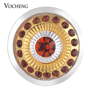 Vocheng Ginger Snap Ювелирные изделия Глаза Подвески Кнопка 3 цвета 18 мм с кристаллом VN-1760