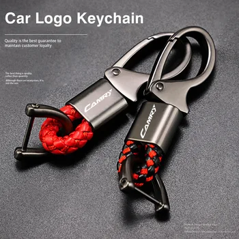 Автомобильный стайлинг Брелок из цинкового сплава Аксессуары для ключей для Toyota Camry Corolla Yaris Aygo Prius CHR Auris Avensis Land Cruiser 4R