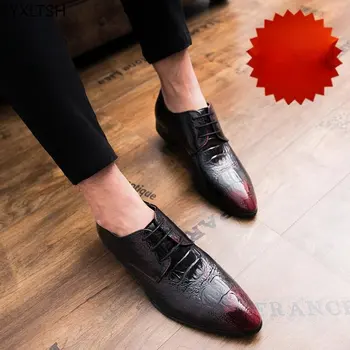 Вечерняя обувь для мужчин Итальяно Кожаная обувь для мужчин Деловой костюм Office 2024 Оксфордская обувь для мужчин Coiffeur Chaussures Hommes