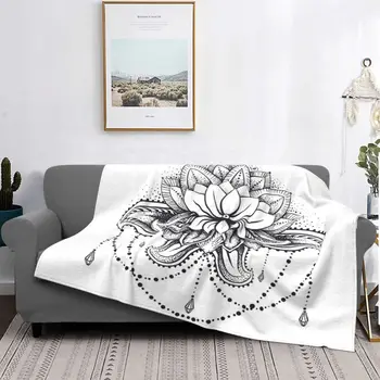 Декоративное одеяло с лотосом, покрывало на кровати, открытый диван-кровать, Uni For Bed, Одеяло, Бросок Одеяло