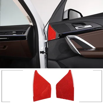 Для BMW X1 IX1 U10 U11 2023-2024 Автомобильное сиденье с памятью Наклейка на переднюю панель Декоративный чехол Мягкая аксессуары для интерьера из углеродного волокна