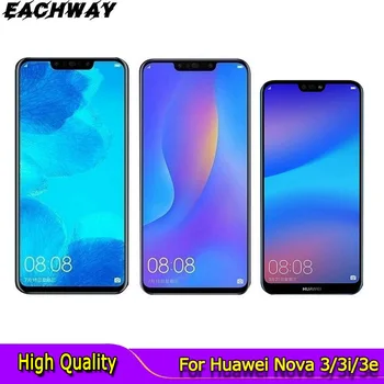 Для Huawei Nova 3 ЖК-дисплей Сенсорный экран PAR LX1 LX9 Nova 3i LCD INE LX2 L21 Nova 3e Дисплей ANE LX3 L23 Экран Nova3 Заменить