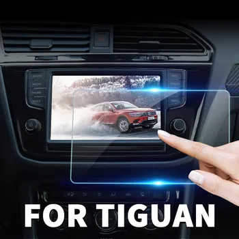 Для Volkswagen Tiguan mk2 17 2018 2019 2020 Панель приборов навигационный дисплей закаленная защитная пленка автомобильные наклейки на экран GPS