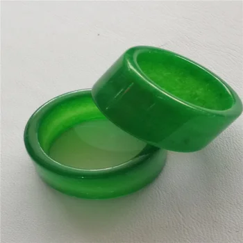 Заводская цена Оптовая продажа Нефритовое сухое зеленое кольцо Tielongsheng Кольцо, полное зеленого изумруда, глянцевое кольцо для большого пальца