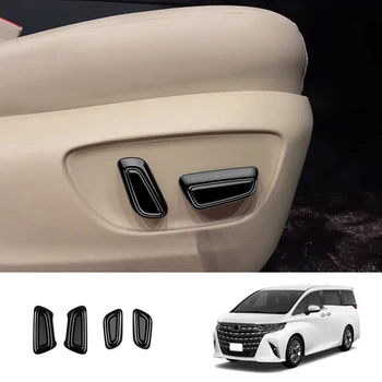  Замена внутренней отделки салона автомобиля Ярко-черная электрическая кнопка сиденья для Toyota Alphard 40 серии 2023+