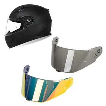 Замена лобового стекла шлема шлема мотоциклов для FASEED FS816 Прочный защитный экран для шлема