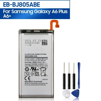 Запасной аккумулятор телефона EB-BJ805ABE для перезаряжаемой батареи Samsung Galaxy A6 Plus A6 + A605 J6 + J805 3500 мАч