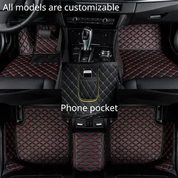 Изготовленные на заказ автомобильные коврики для Chevrolet TRAX 2014-2018 года искусственная кожа телефон карманный коврик интерьер автомобильные аксессуары