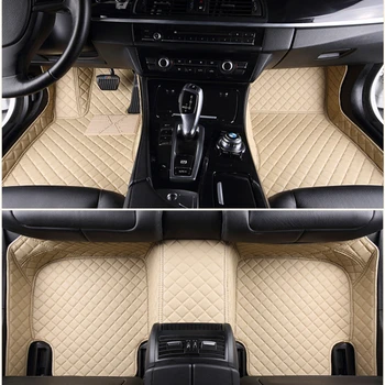  Изготовленные на заказ автомобильные коврики для Subaru Legacy 2004-2009 годов Искусственная кожа Ковер Интерьер Автомобильные аксессуары