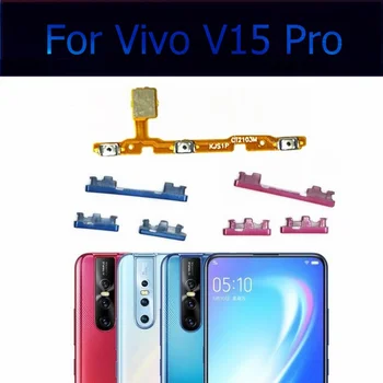  Кнопка регулировки громкости для Vivo V15 Pro V15Pro Боковая кнопка питания Регулятор громкости вверх и вниз Гибкий кабель + AI Jovi Side Key Repair Part