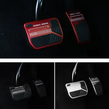  Накладки на педали для Tesla Model3 Model 3 Y 2017-2023 Аксессуары Металлический тормозной упор автоматического акселератора Tesla Model Three ModelY