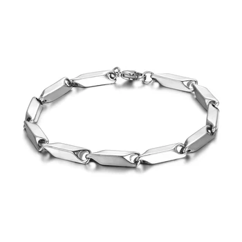 нержавеющая сталь цепь щепка цвет браслеты минимализм мода хип-хоп ювелирные изделия девушка мужчины подарок