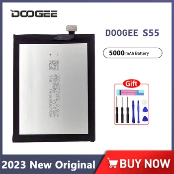 Новый оригинальный аккумулятор 5000 мАч S 55 для высококачественных аккумуляторов телефона Doogee S55 Lite с бесплатными инструментами