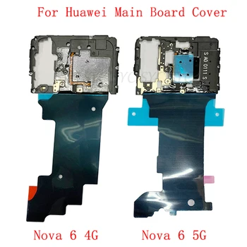  Рамка задней камеры крышки основной платы для Huawei Nova 6 5G Запасные части модуля крышки основной платы