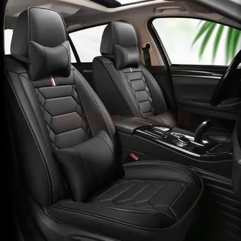 Универсальный чехол на сиденье автомобиля из искусственной кожи для Volvo C30 BMW X1 Kia Rio 3 K5 Audi A6 C7 Lancer 10 Аксессуары для интерьера