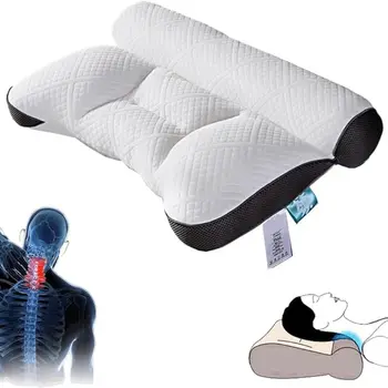  Эргономичная поддержка шеи Обратная тяга Подушка для защиты шеи Комфортная подушка для сна Ультраудобная подушка для защиты шеи